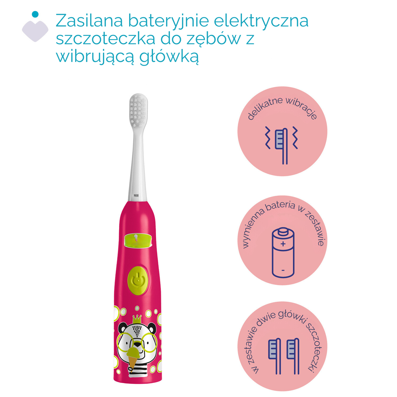 SZCZOTECZKA ELEKTRYCZNA 3 LATA + null - 5