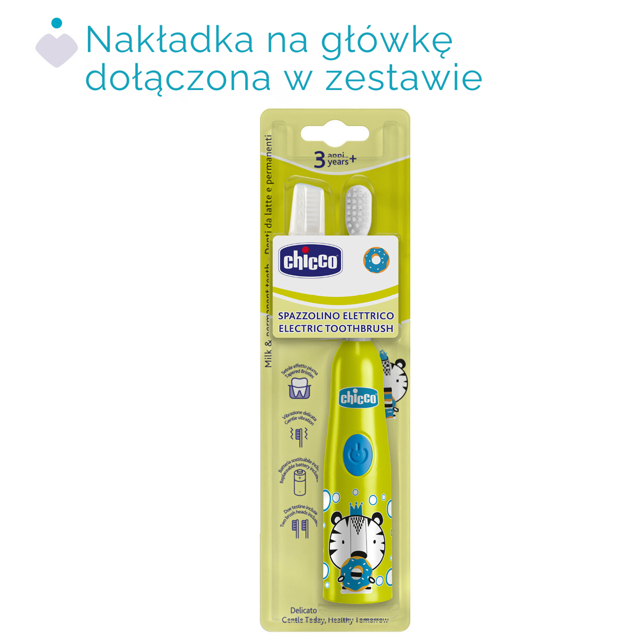 SZCZOTECZKA ELEKTRYCZNA 3 LATA + null - 3