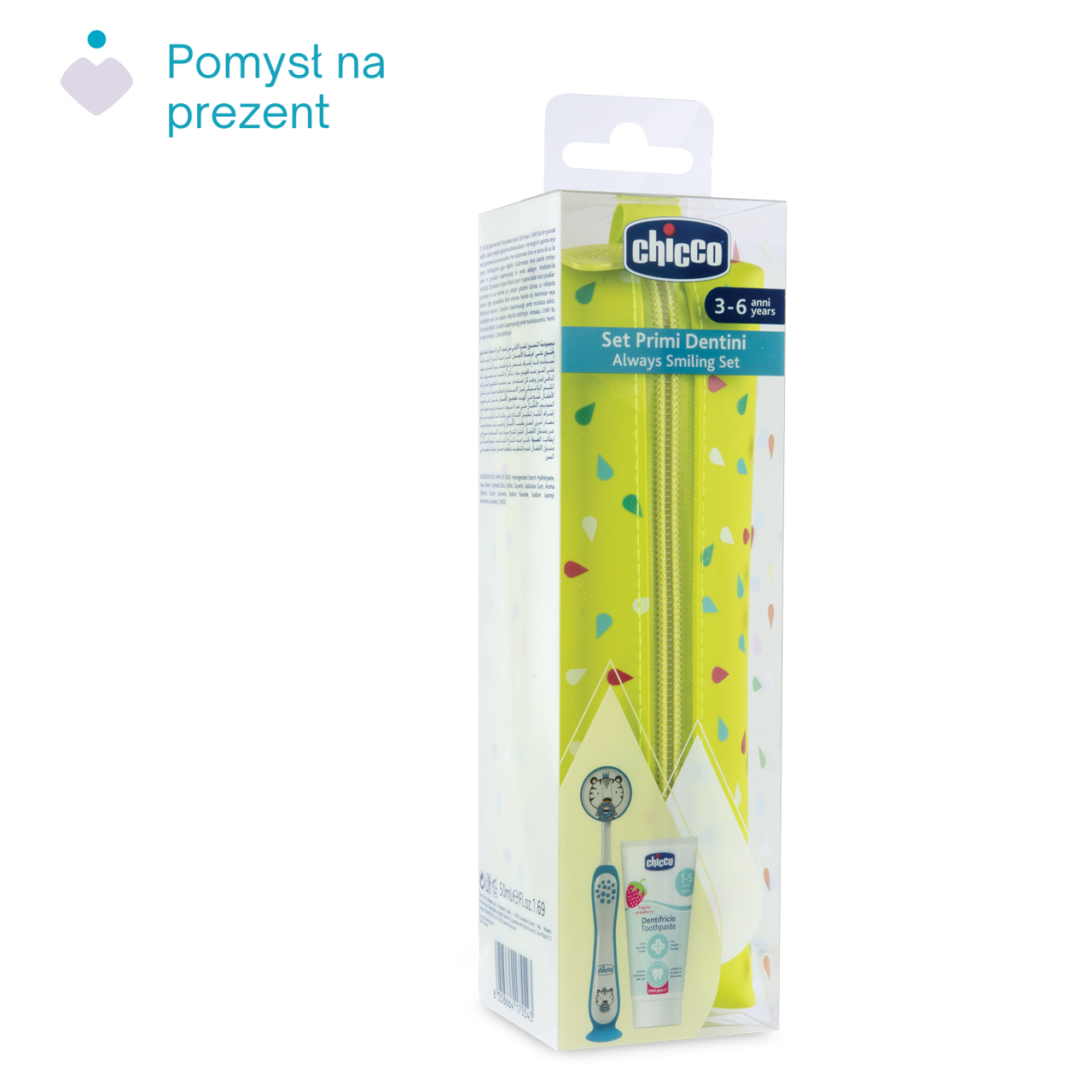 Zestaw podróżny pasta do zębów i szczoteczka do zębów z osłoną null - 2
