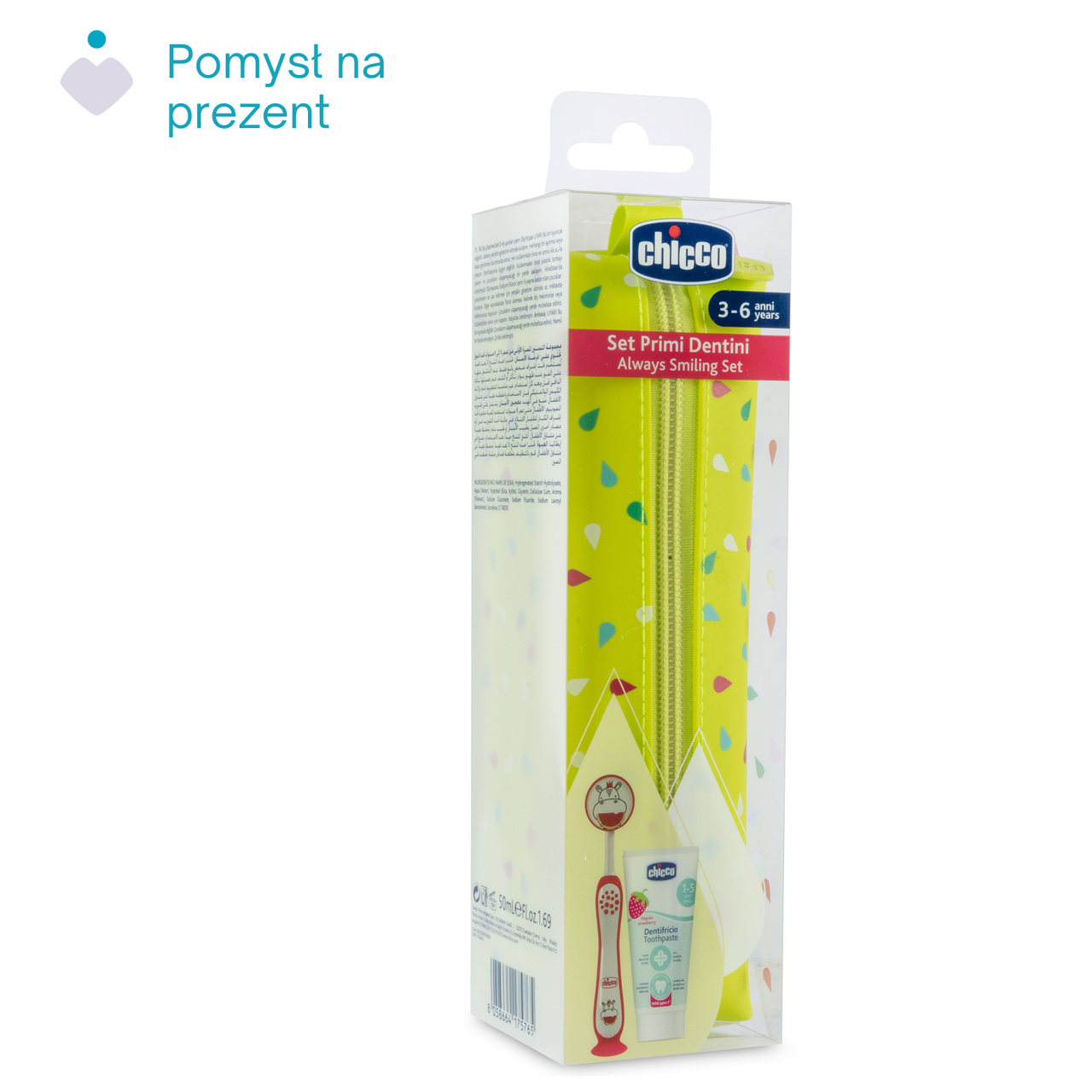 Zestaw podróżny pasta do zębów i szczoteczka do zębów z osłoną null - 2