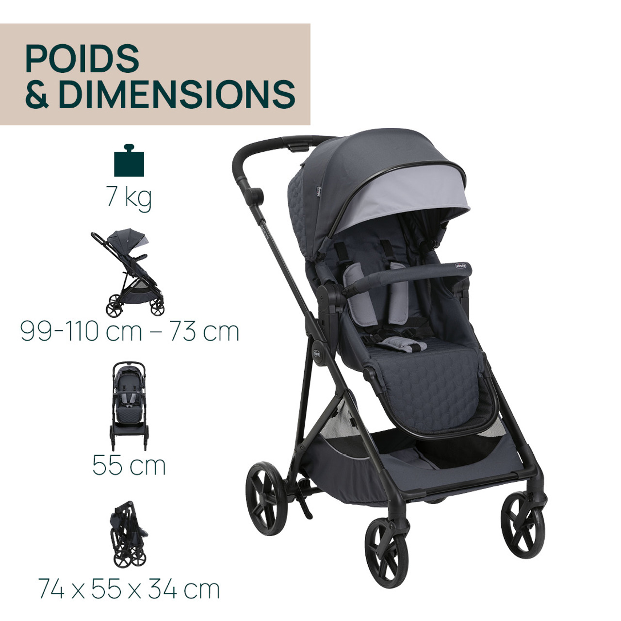 Poussette Seety Chicco - 5