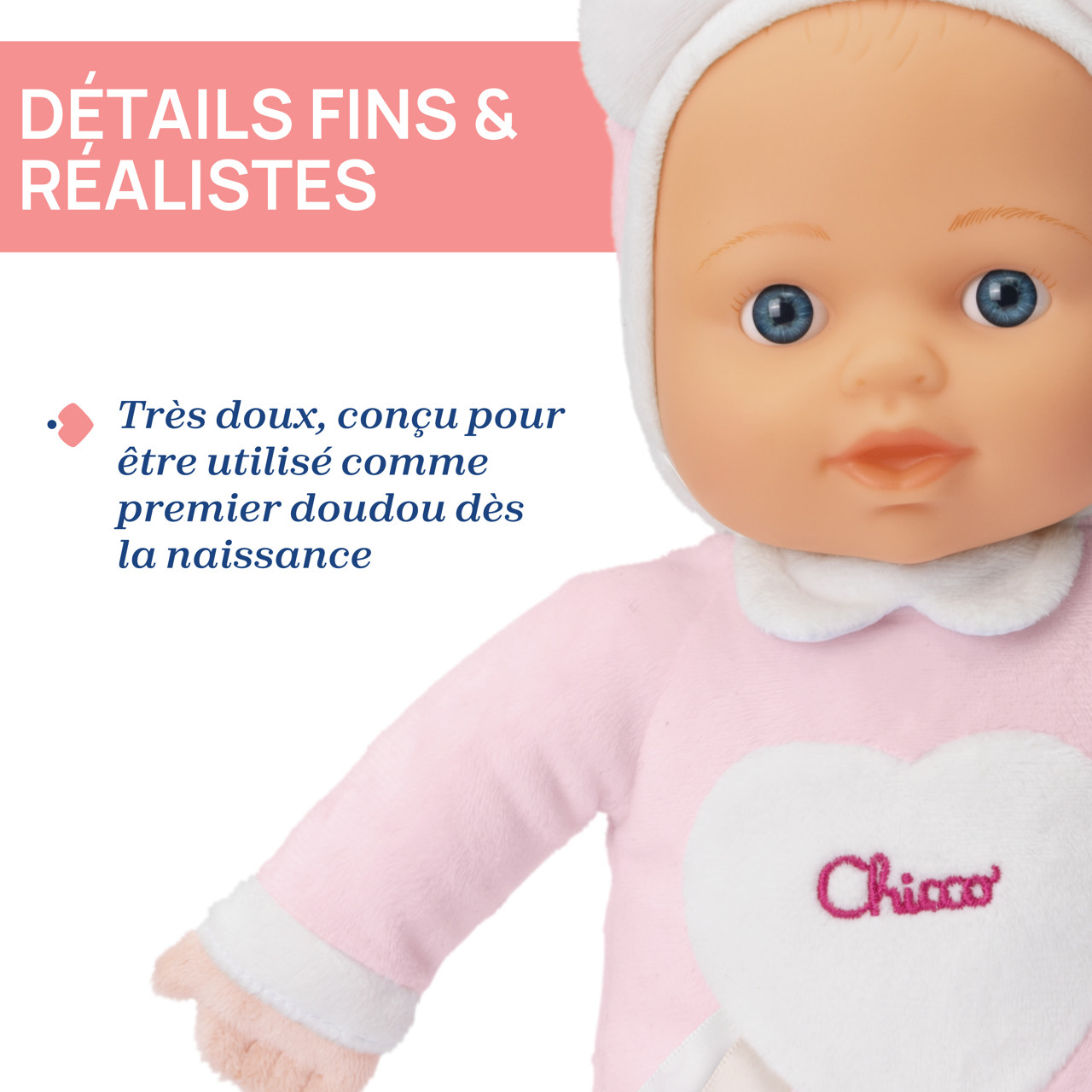 Mon premier doudou poupon  Chicco - 6