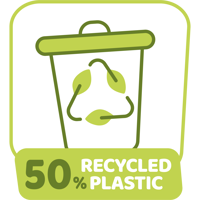 Recyceltes Kunststoff