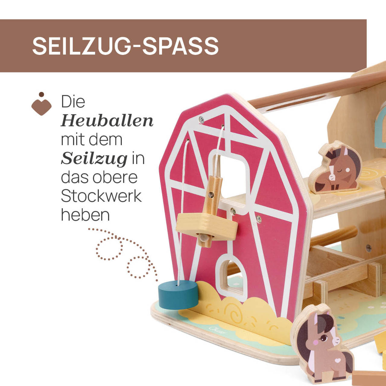 Die Gro&szlig;e Ponyhof  - My Wood Friends Holzspielzeug null - 3