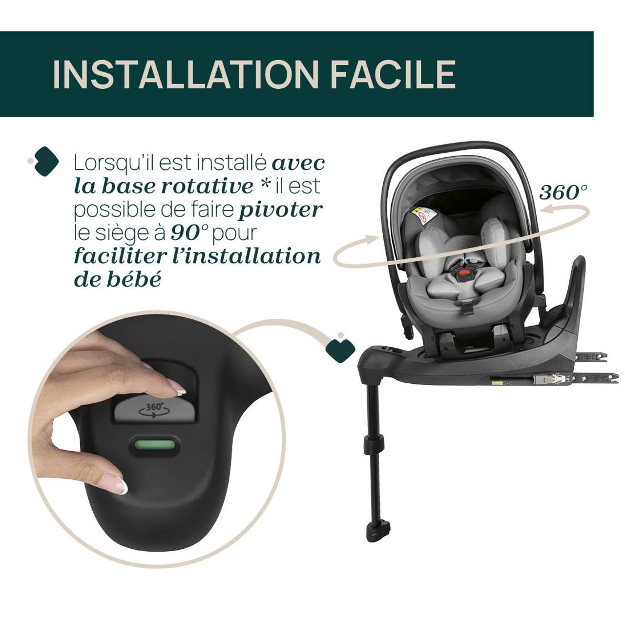 Duo Bellagio - First-Seat Recline i-Size et Base Rotative Chicco - 16