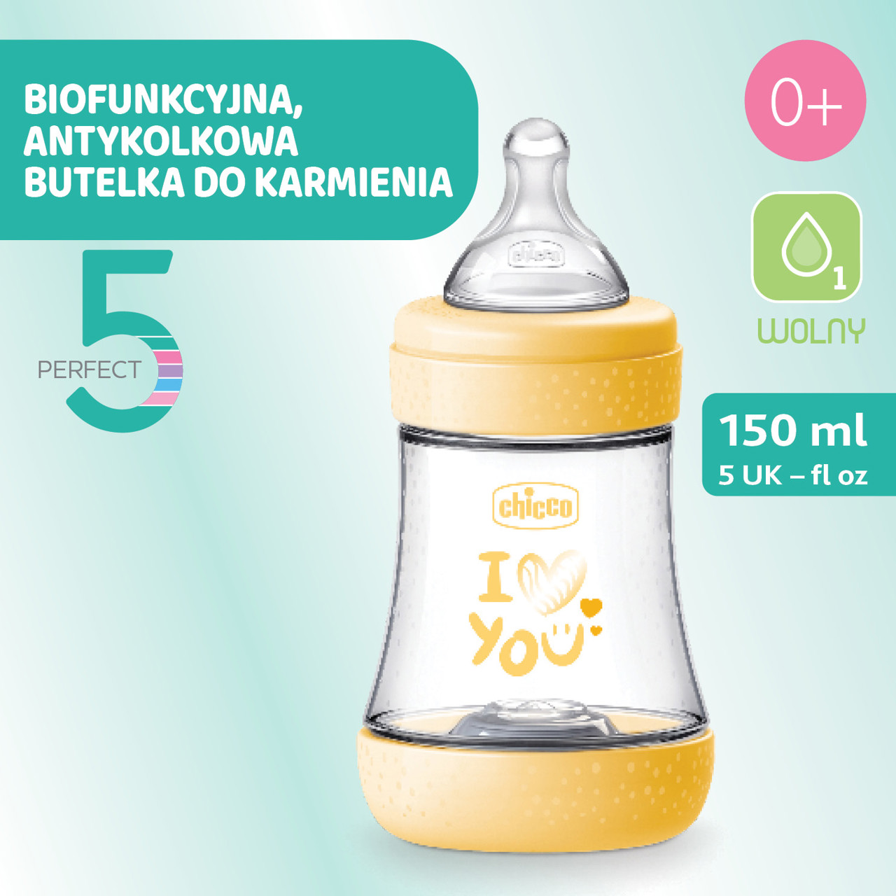 0M+ PRZEPŁYW WOLNY 150 ML BUTELKA PERFECT 5 null - 3