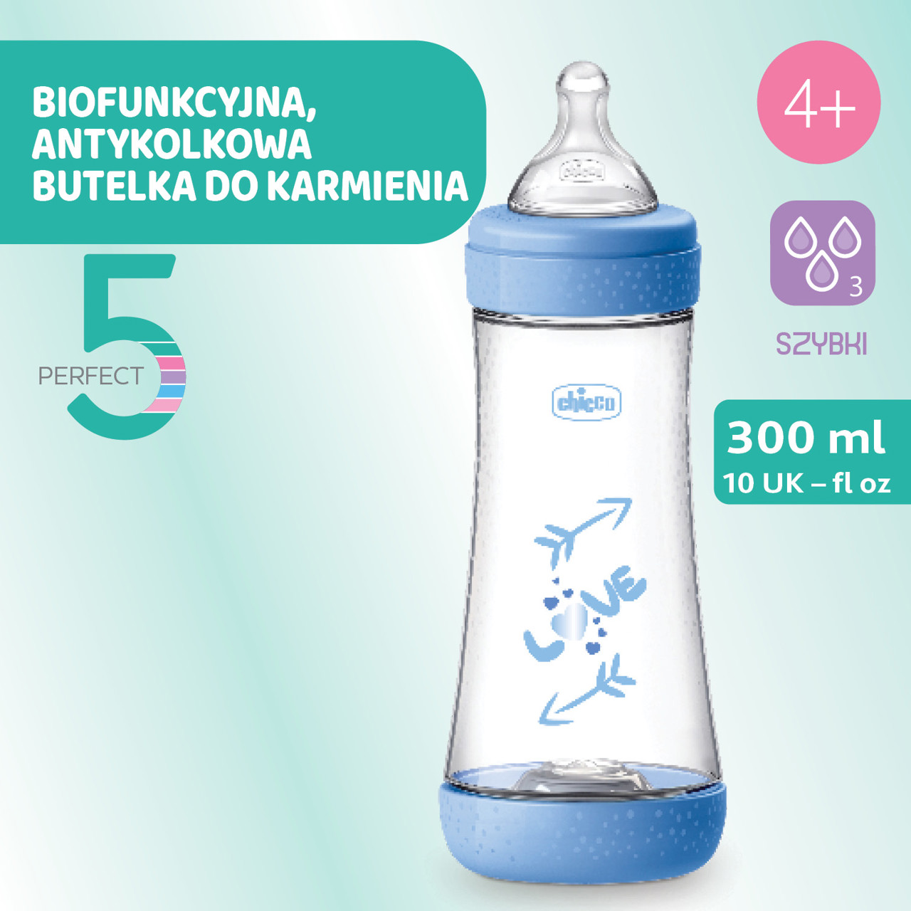 4M+ PRZEPŁYW SZYBKI 300 ML BUTELKA PERFECT 5 null - 2