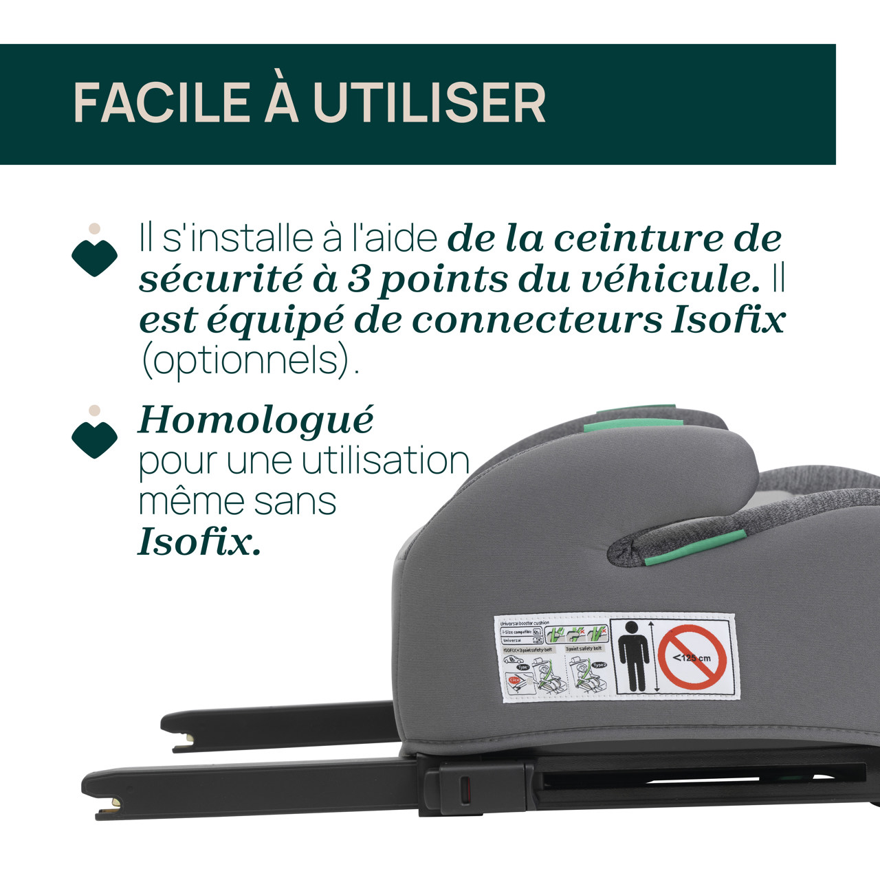 Siège-auto Quasar Fix i-Size (125-150 cm) Chicco - 2