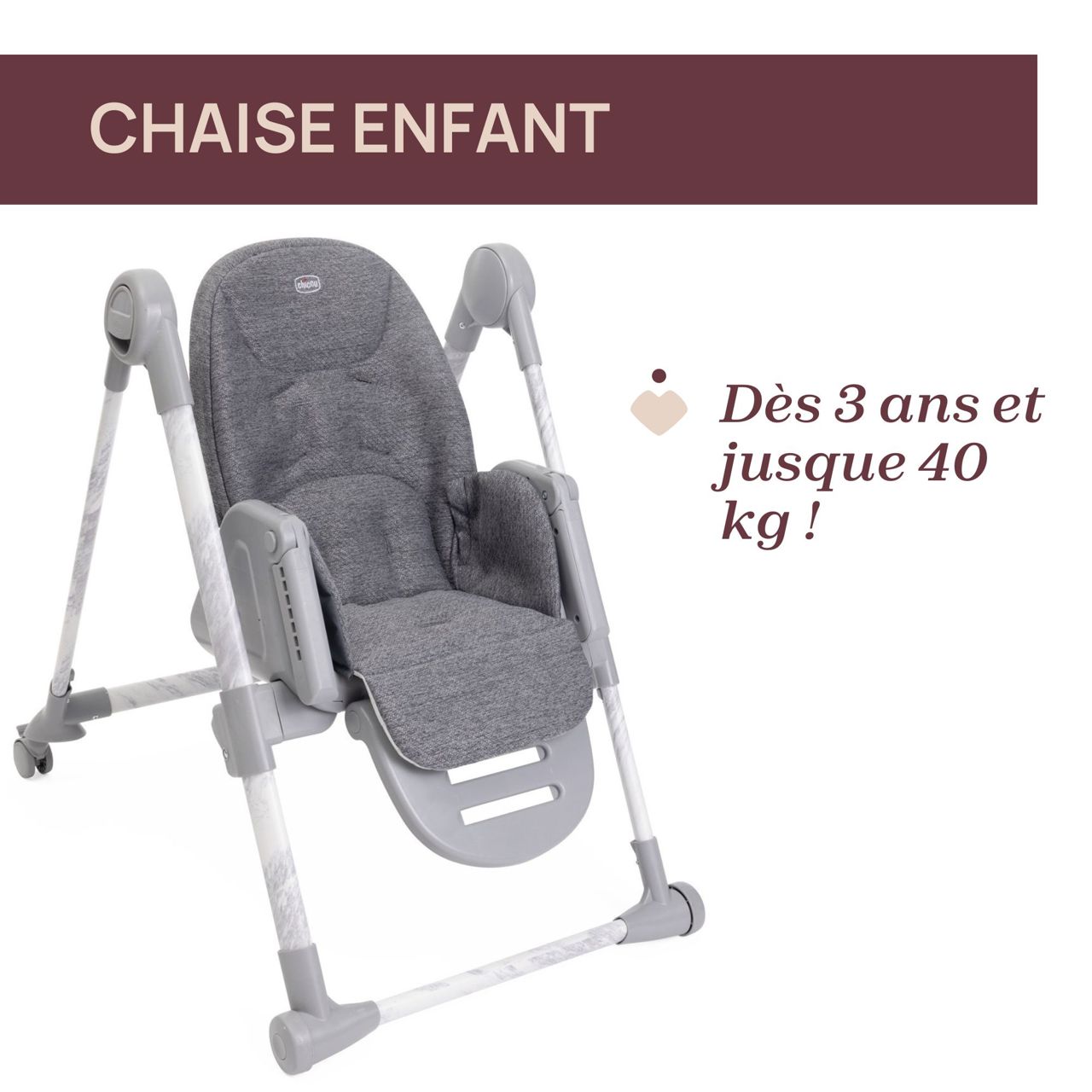 Chaise Haute Polly Armonia Chicco - 4