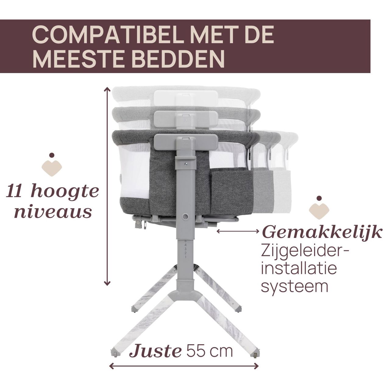 Co-sleeper wieg Next2Me Armonia Chicco - 4