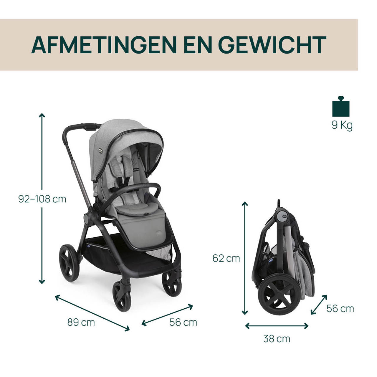 Mysa kinderwagen Chicco - 2