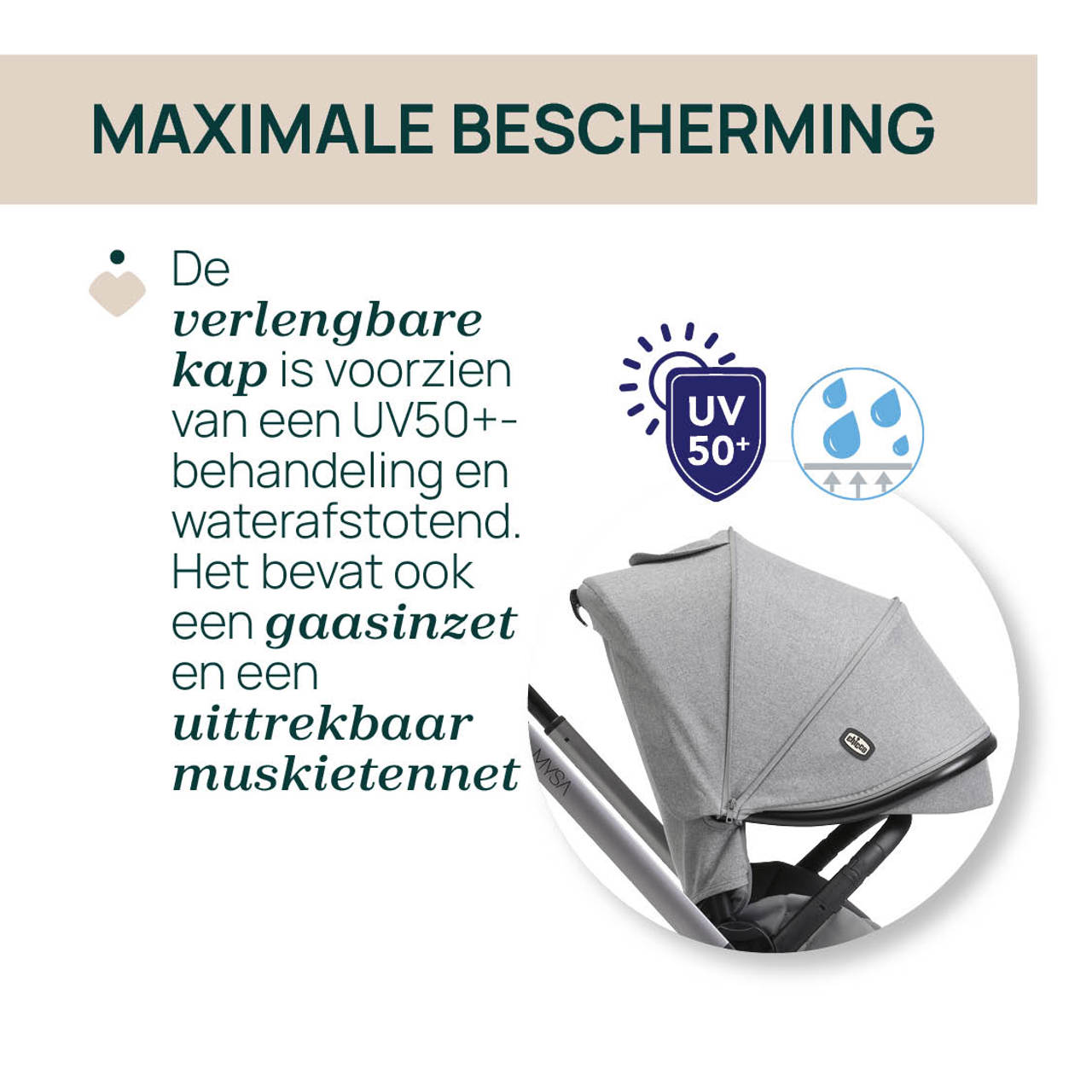 Mysa kinderwagen Chicco - 7