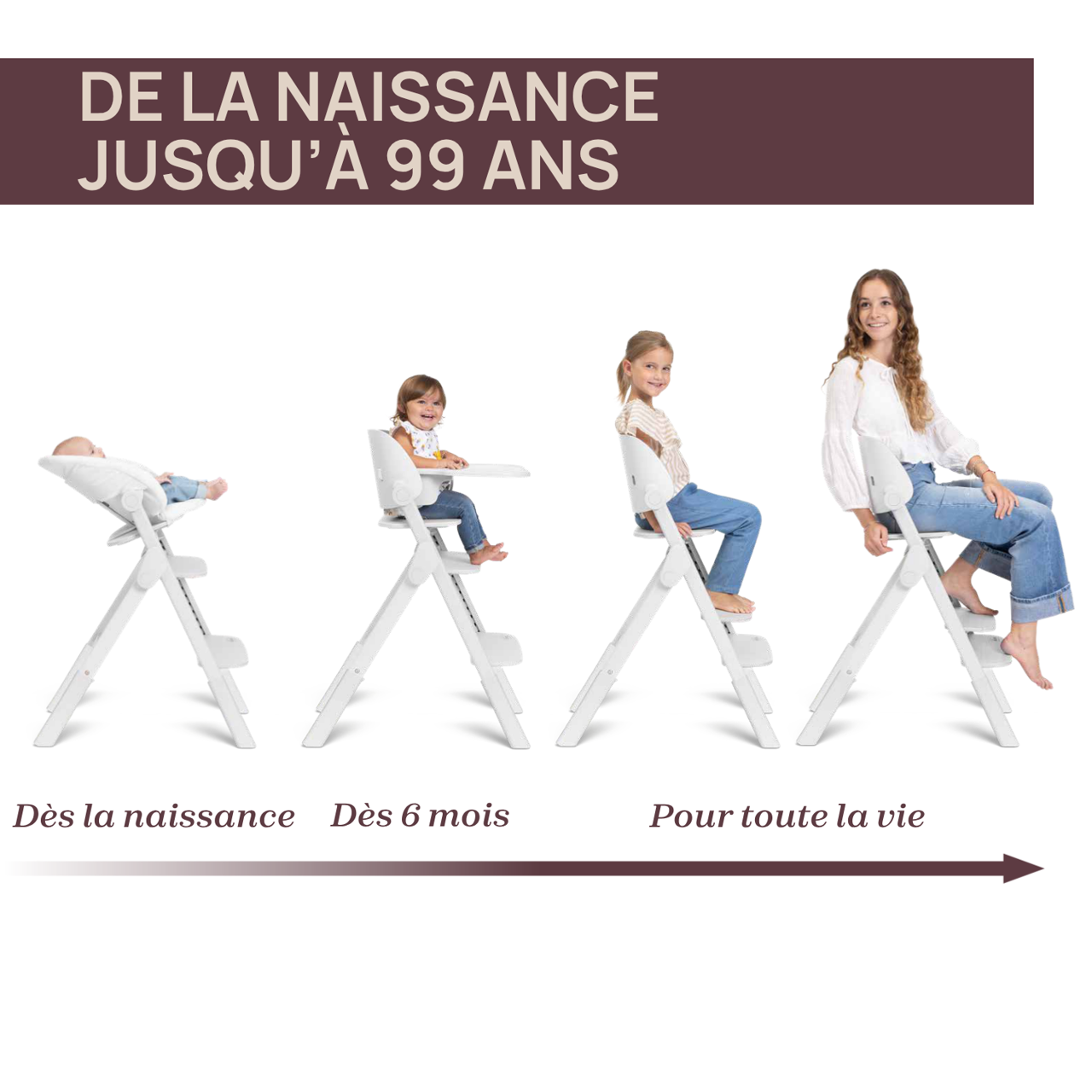Chaise Haute &Eacute;volutive Meraviglia Up Chicco - 1
