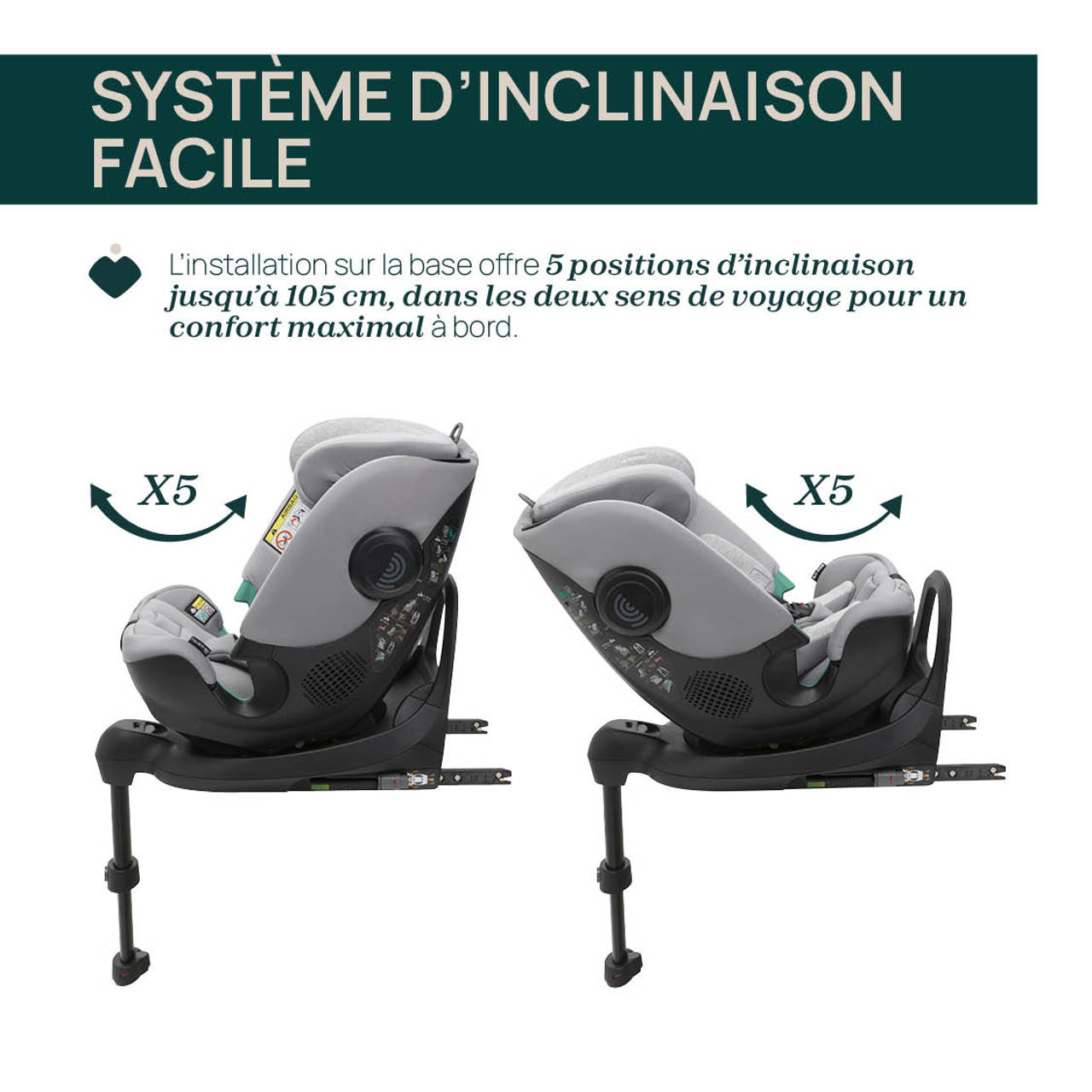Siège-Auto FullSeat 360 i-Size avec base (61-150 cm) Chicco - 5