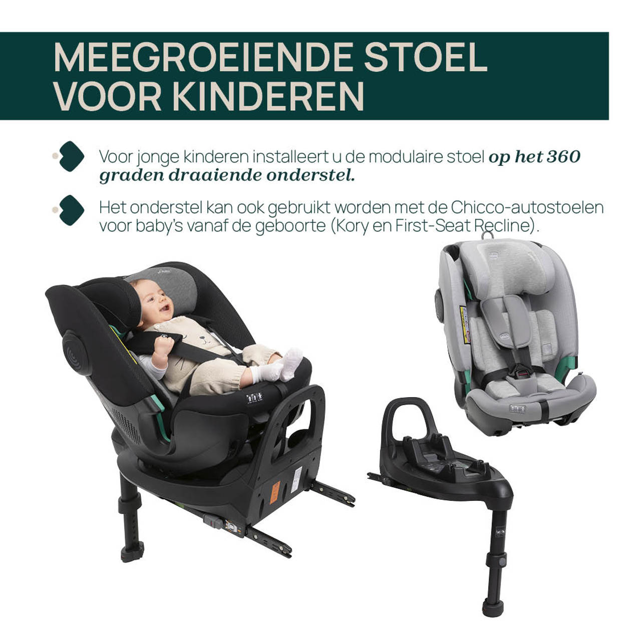 Autostoel FullSeat 360 i-Size met onderstel (61-150 cm) Chicco - 2