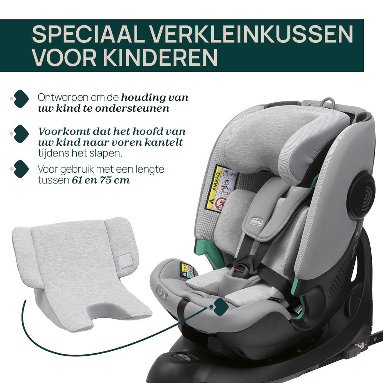 Autostoel FullSeat 360 i-Size met basis (61-150 cm) Chicco - 5