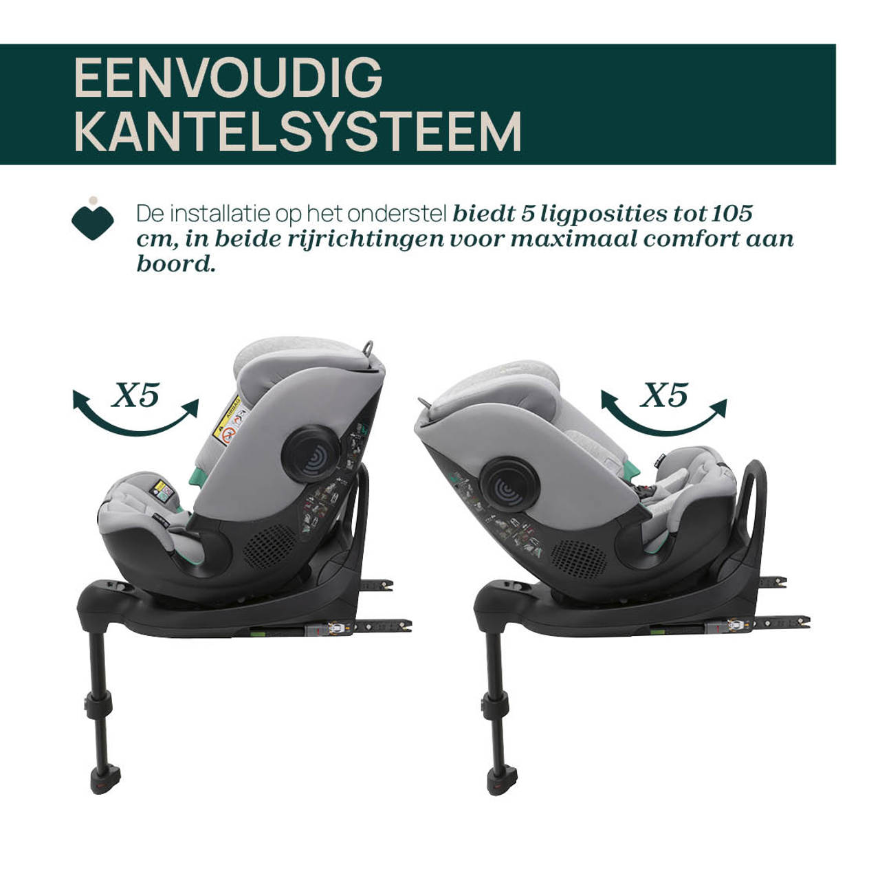 Autostoel FullSeat 360 i-Size met onderstel (61-150 cm) Chicco - 4
