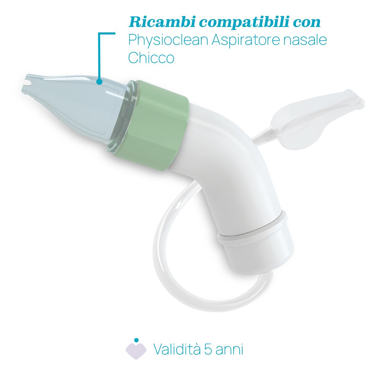 Physioclean ricambi morbidi per aspiratore nasale Chicco - 3