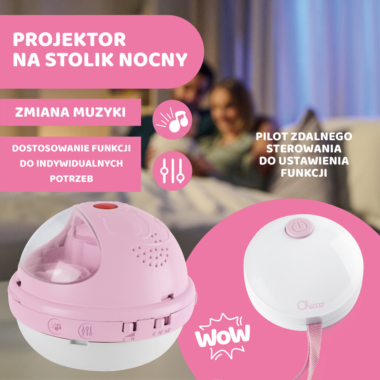 KARUZELA NA ŁÓŻECZKO RAINBOW 3w1 null - 5