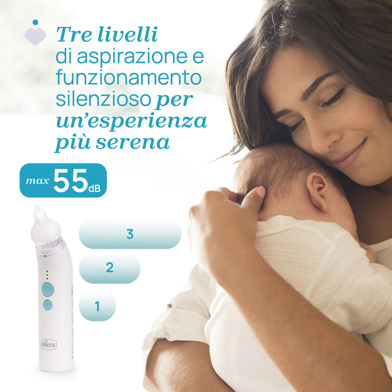 Aspiratore nasale elettrico Physioclean Chicco - 4