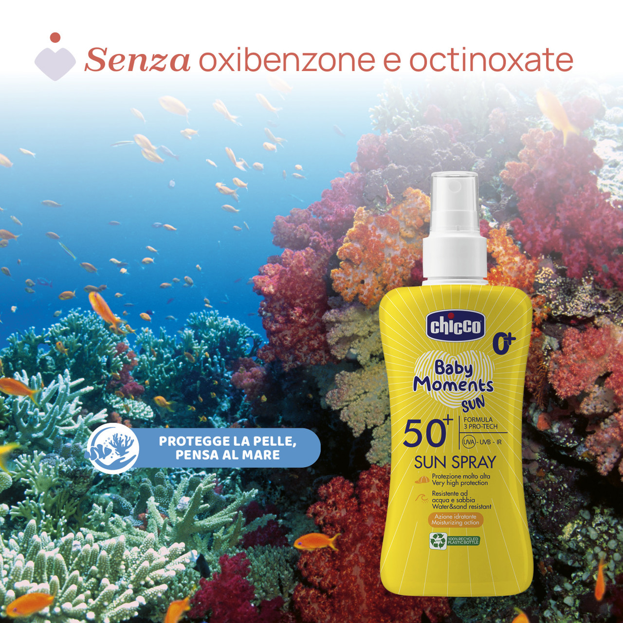 SPF 50+ Latte Solare Spray. Protezione molto alta. Chicco - 4