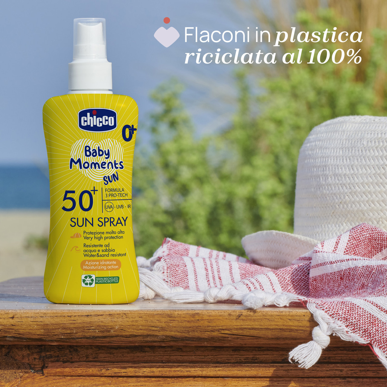 SPF 50+ Latte Solare Spray. Protezione molto alta. Chicco - 6
