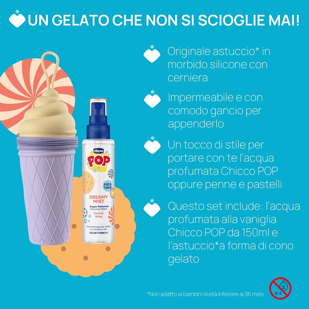 FROSTY GIFT SET- ACQUA PROFUMATA 150ML CON ASTUCCIO Chicco - 3