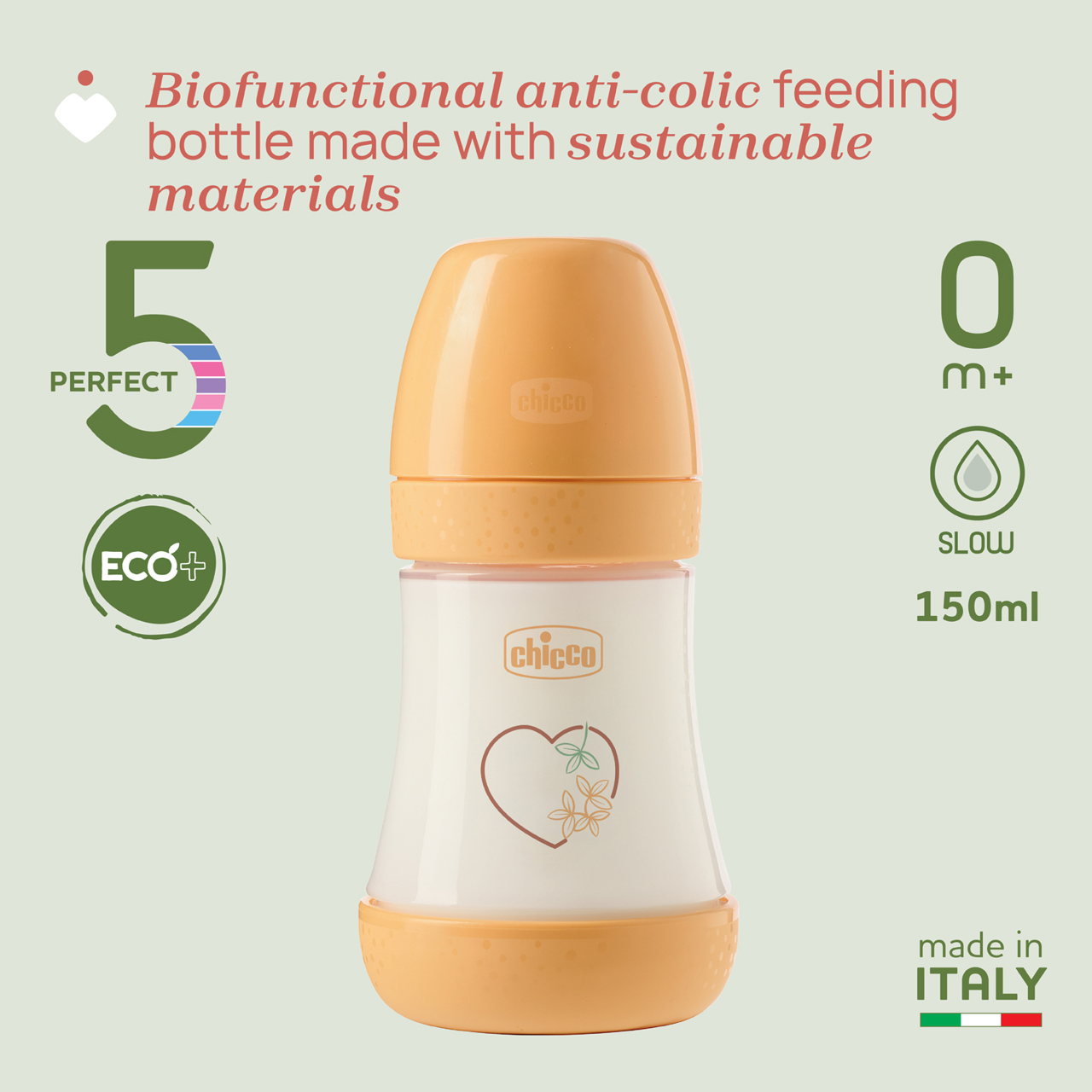 Biberón Perfect5 150ml Eco+ Chicco - 3