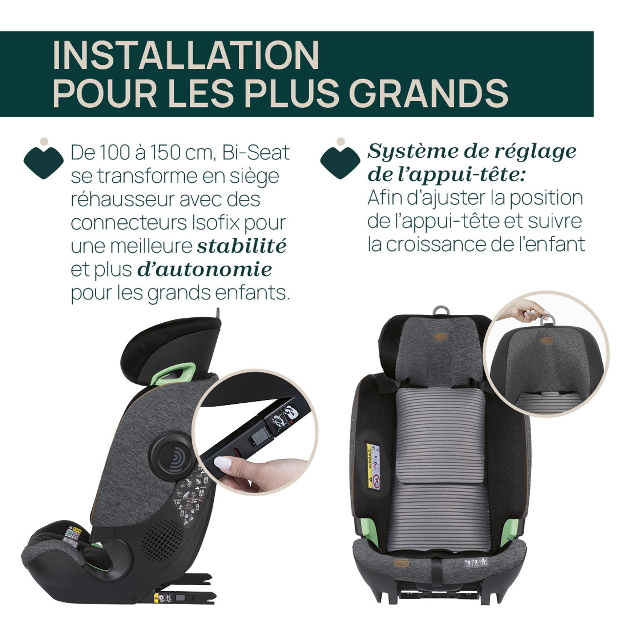 Siège-Auto Bi-Seat Air & Base Rotative 360 i-Size (40-150 cm) Chicco - 6