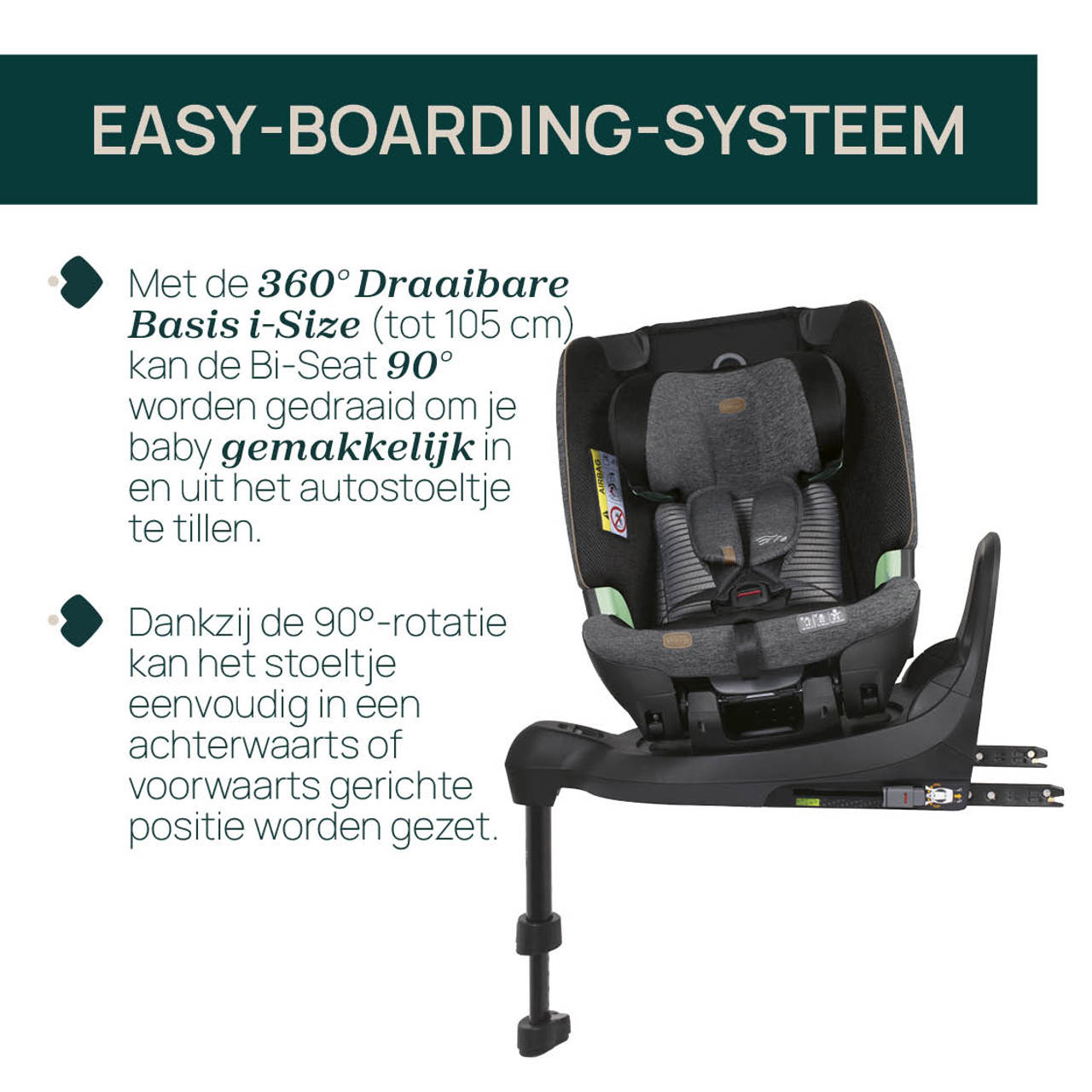 Volledige oplossing Bellagio - First-Seat Recline i-Size en Bi-Seat met basis image number 27