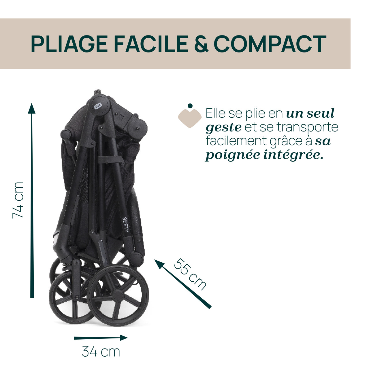 Poussette Seety 2 Chicco - 1