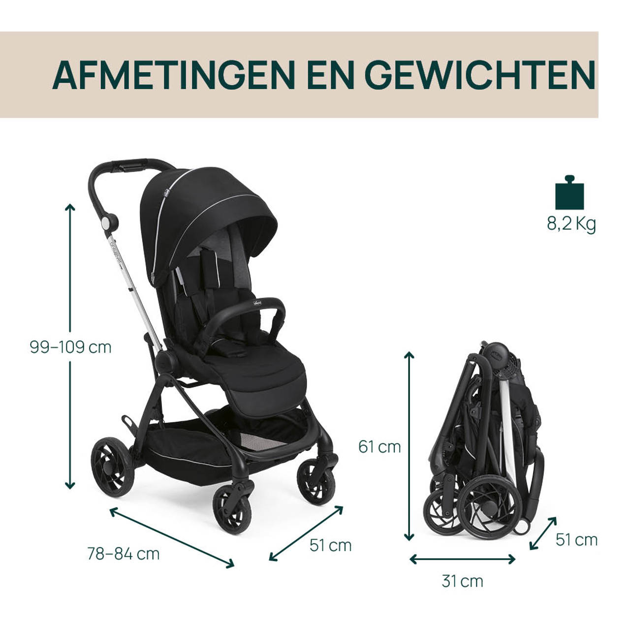 One4Ever Lounge Kinderwagen  Chicco - 2