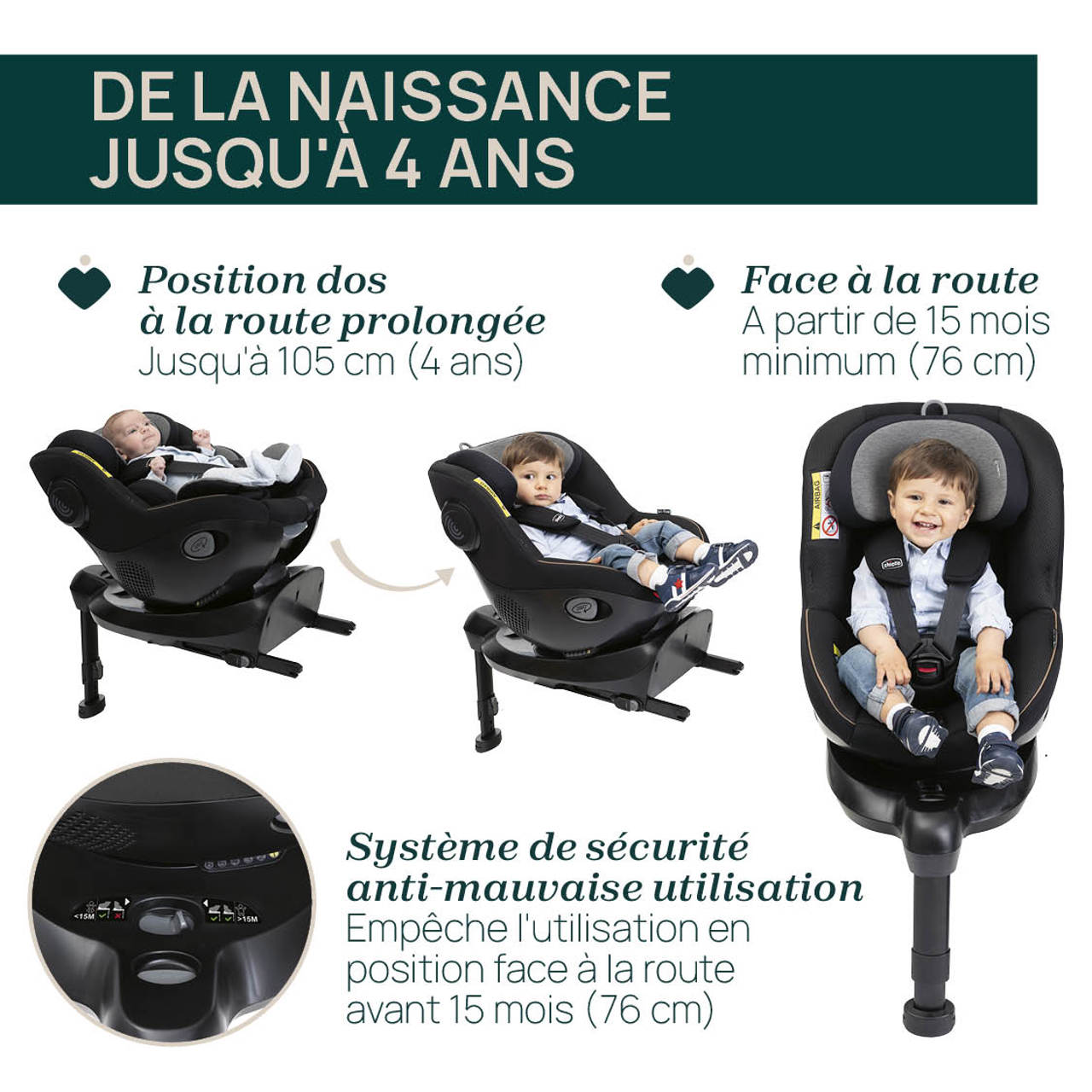 Siège-auto Seat105 i-Size (40-105 cm) Chicco - 4