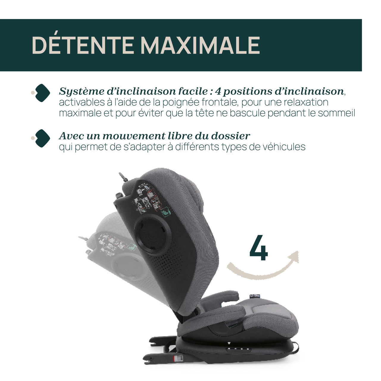 Siège-Auto Fold&Go S (100-150 cm) Chicco - 5