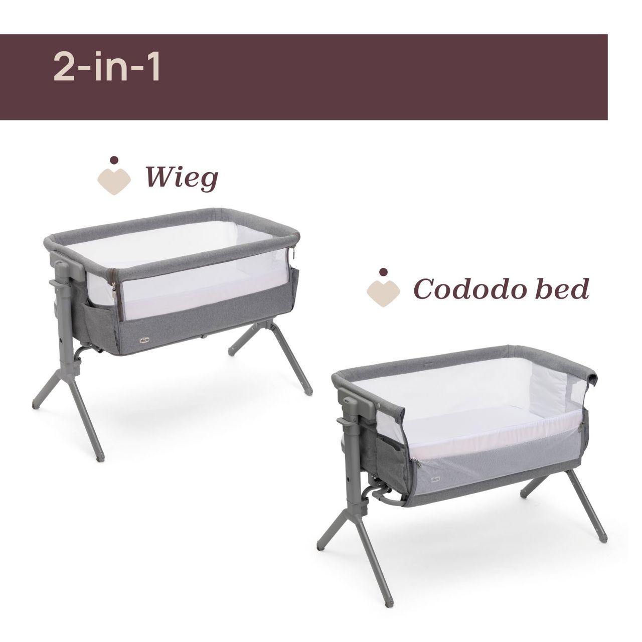Co-sleeper wieg Next2Me Armonia Chicco - 1