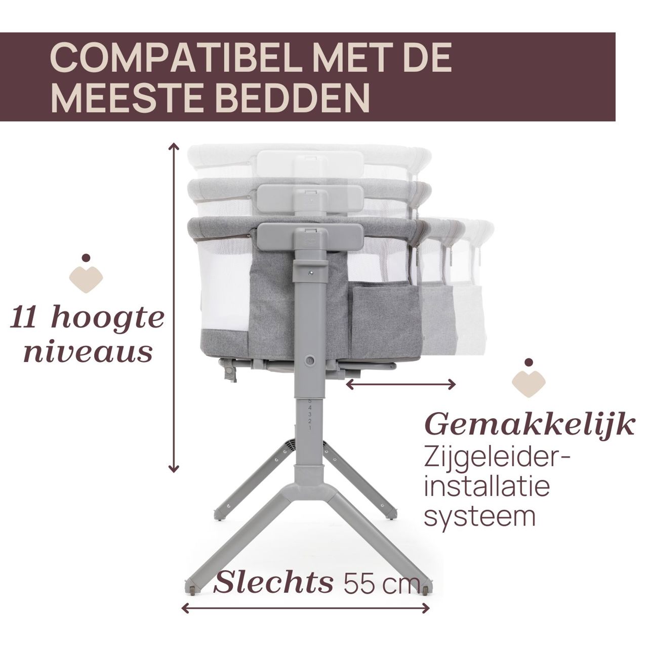 Co-sleeper wieg Next2Me Armonia Chicco - 4