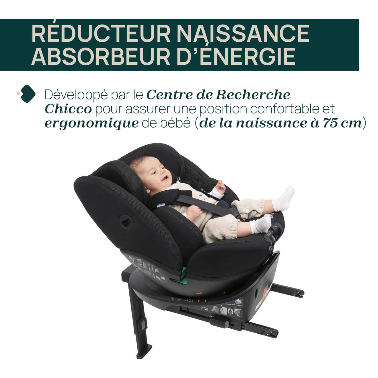 Si&egrave;ge-auto EverOne i-Size (40-150 cm) Chicco - 4