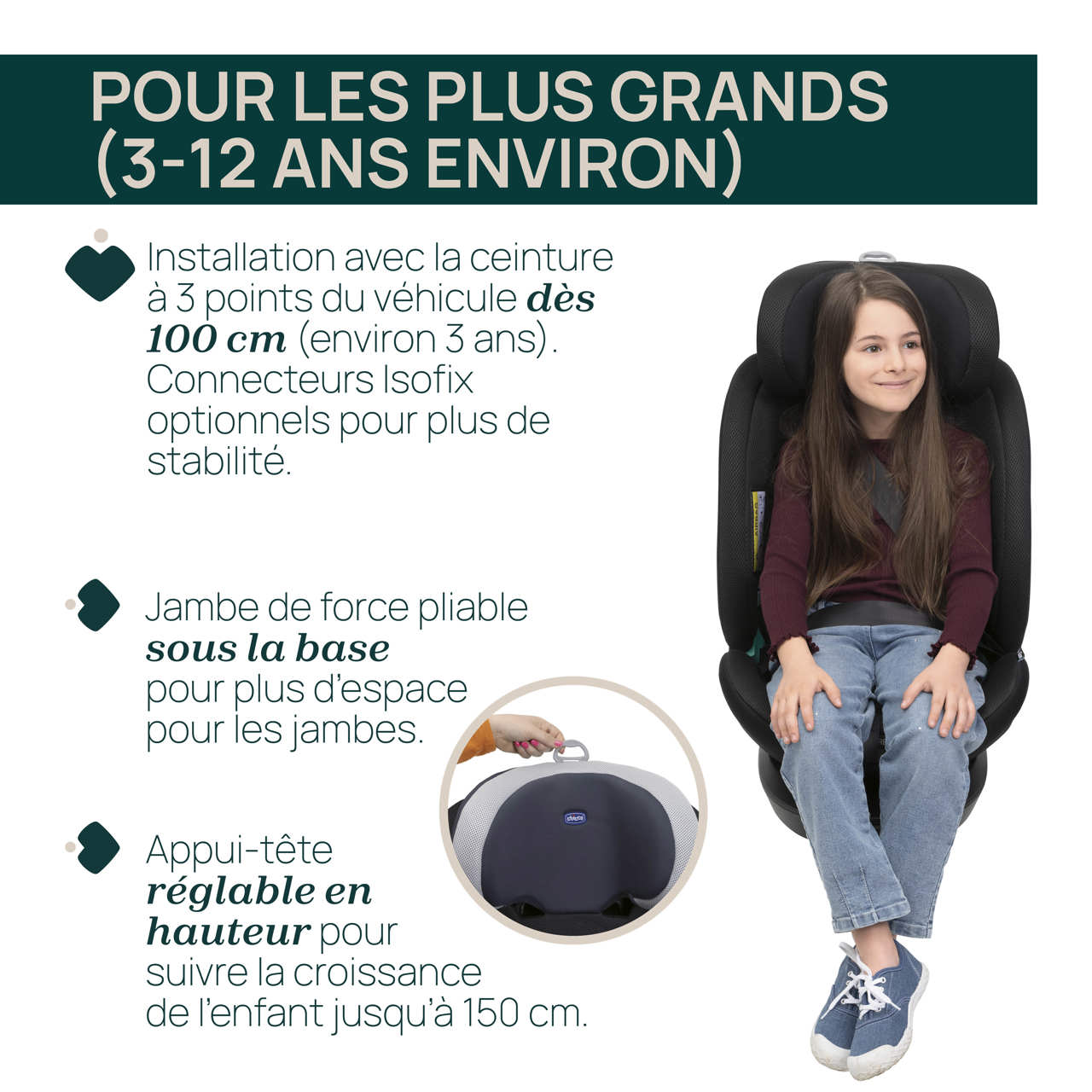 Si&egrave;ge-auto EverOne i-Size (40-150 cm) Chicco - 5