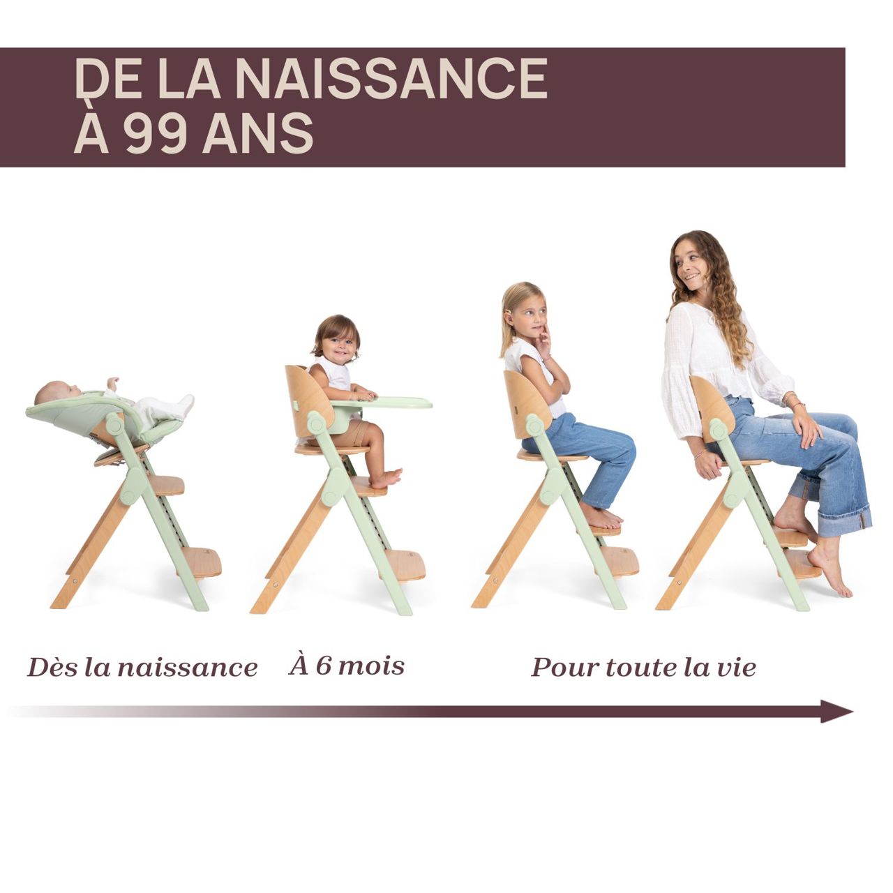 Chaise Haute Évolutive Meraviglia Chicco - 1