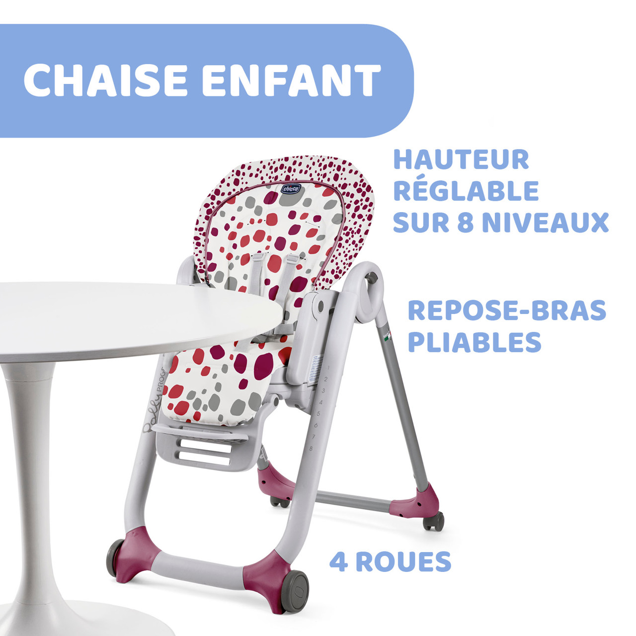 Chaise Haute Polly Progres5 image number 4
