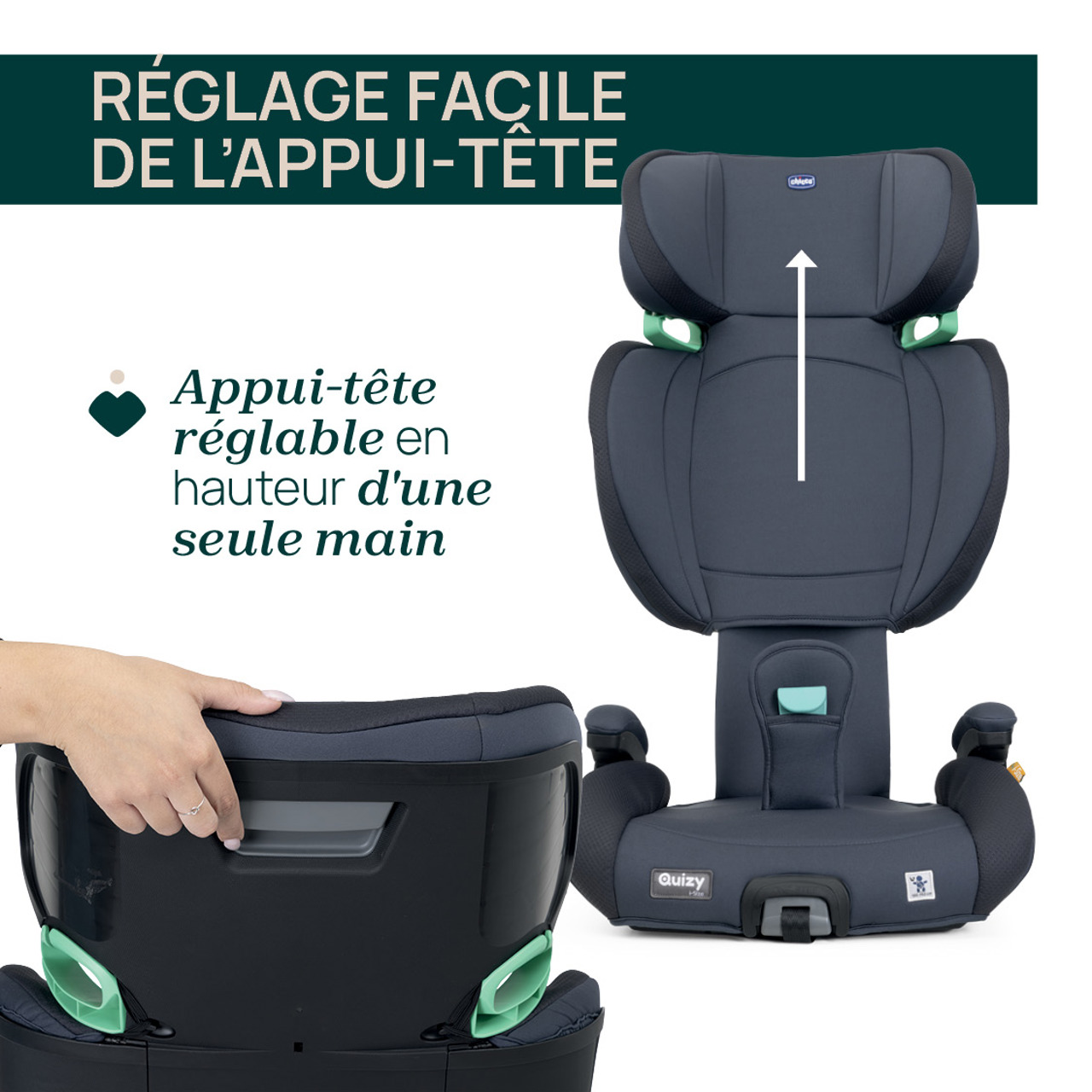 Siège-auto Quizy i-Size (100-150 cm) Chicco - 4