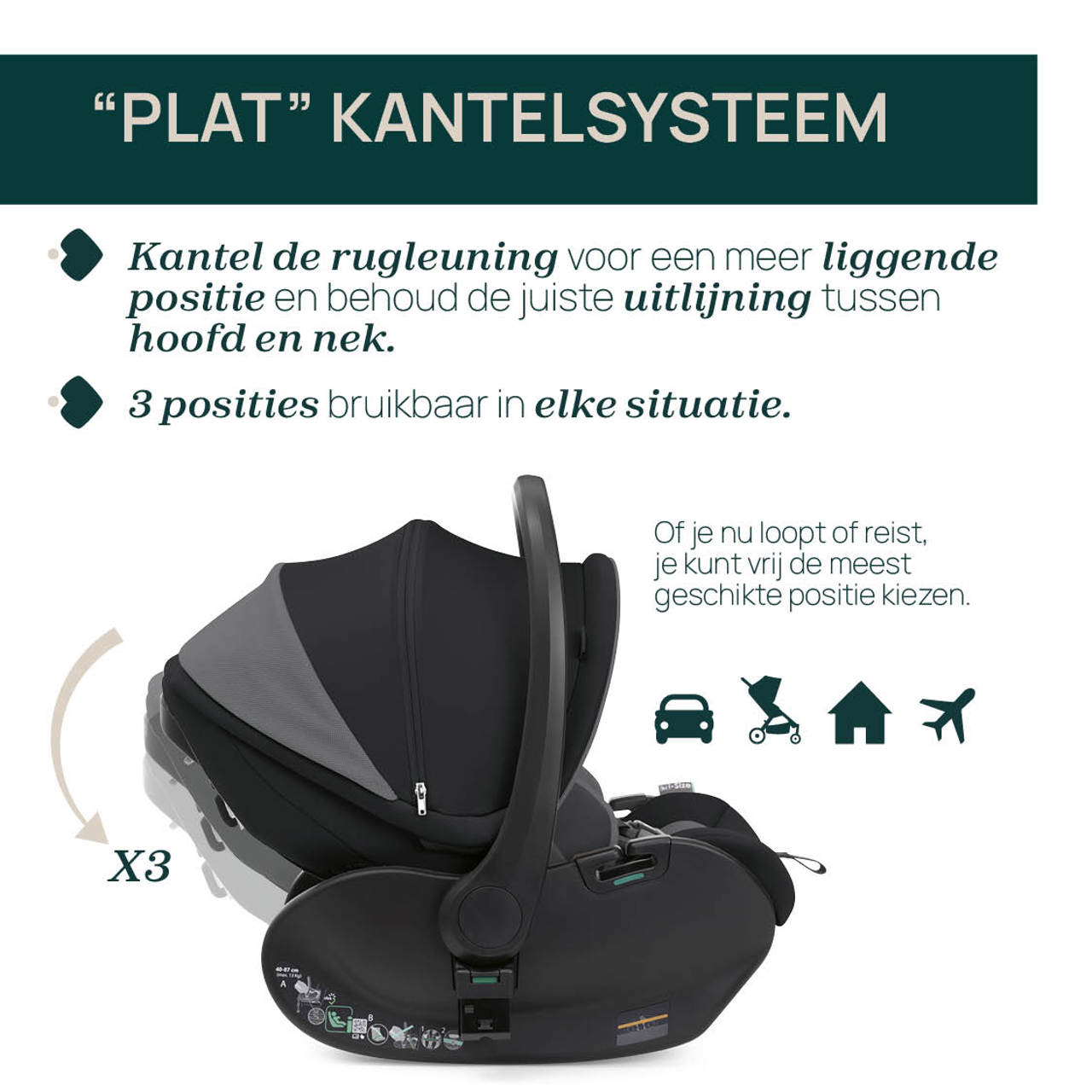 Autostoel First-Seat Recline i-Size (40-87 CM) image number 2