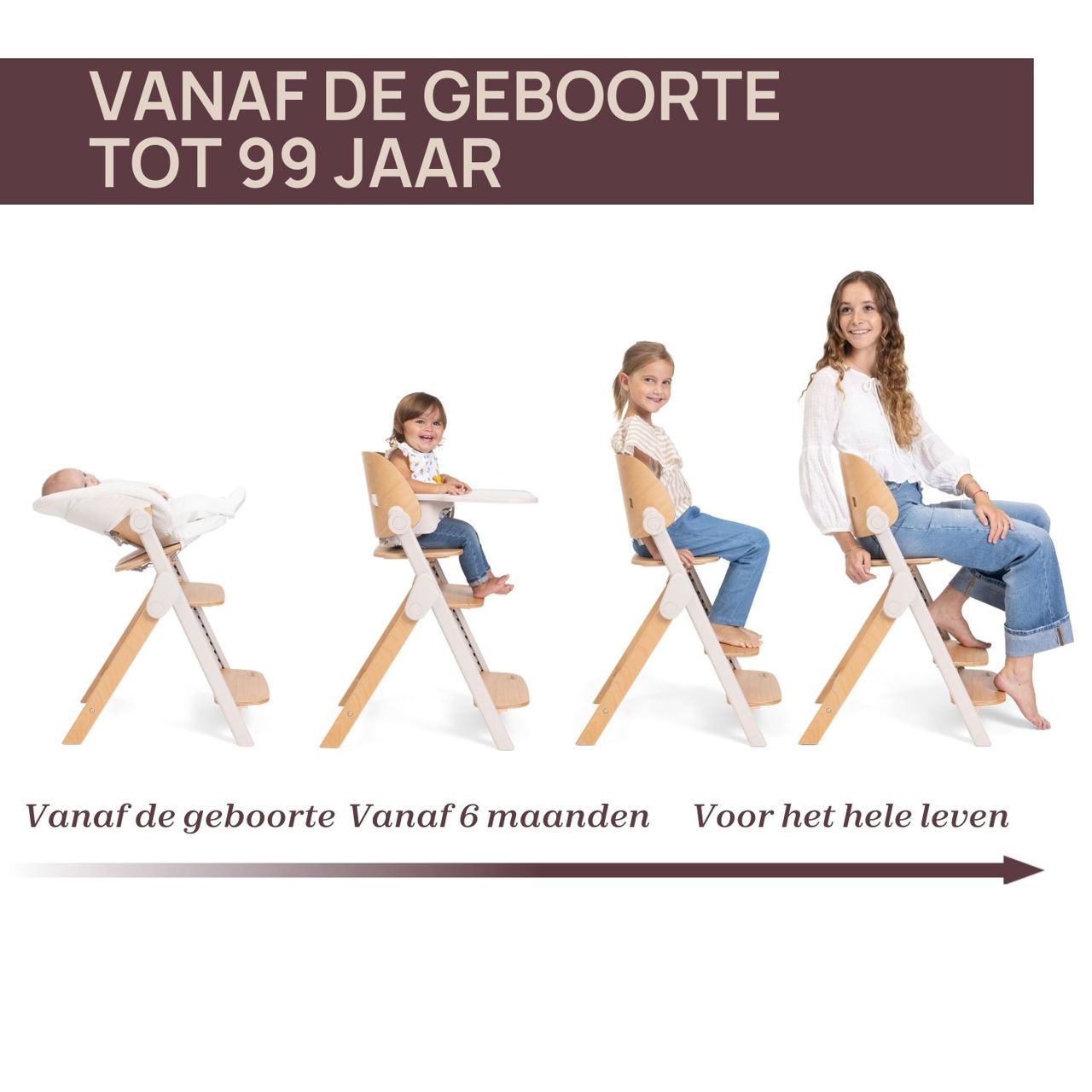 Meraviglia Meegroeiende Kinderstoel Chicco - 1