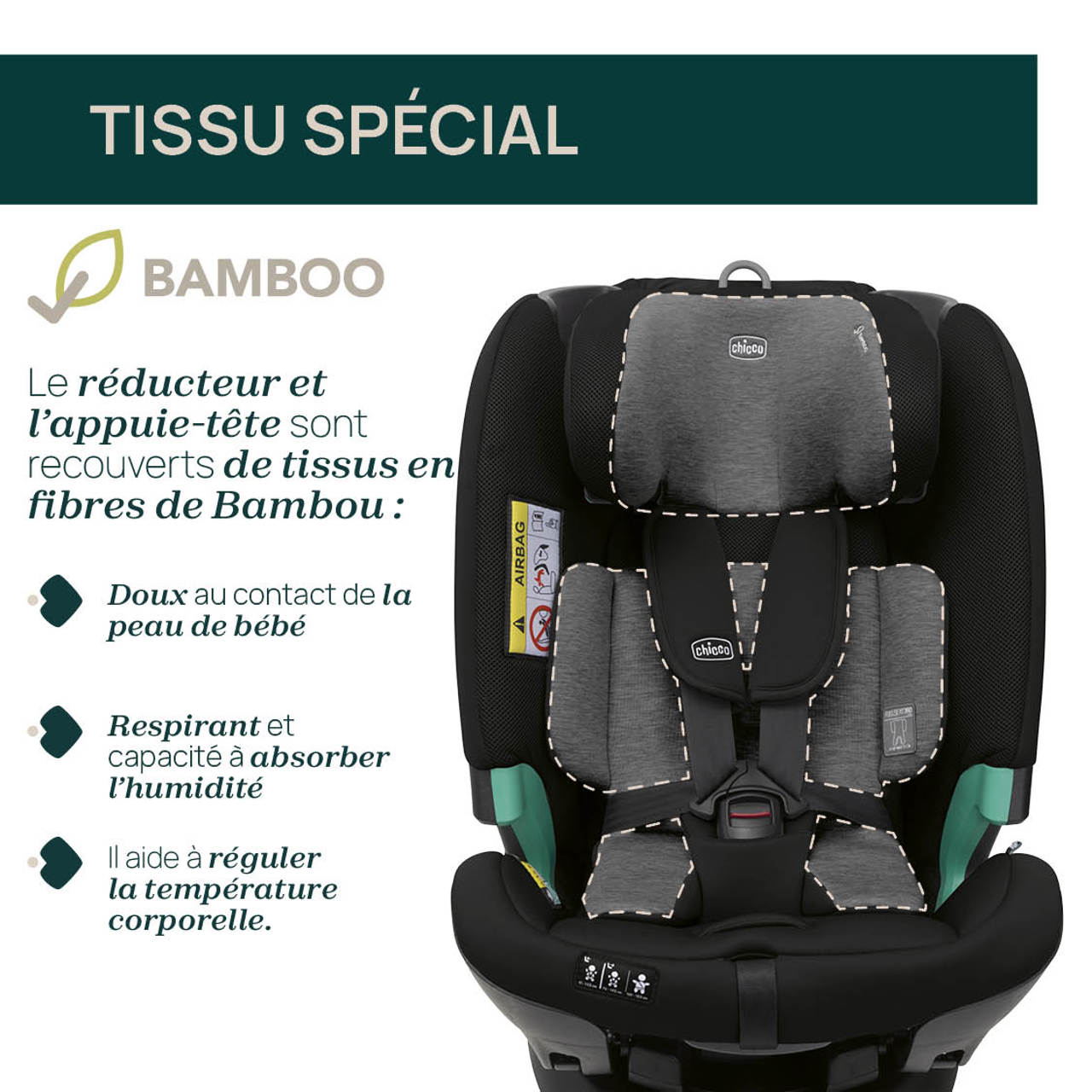 Siège-auto FullSeat 360 i-Size sans base (61-150 cm) Chicco - 7