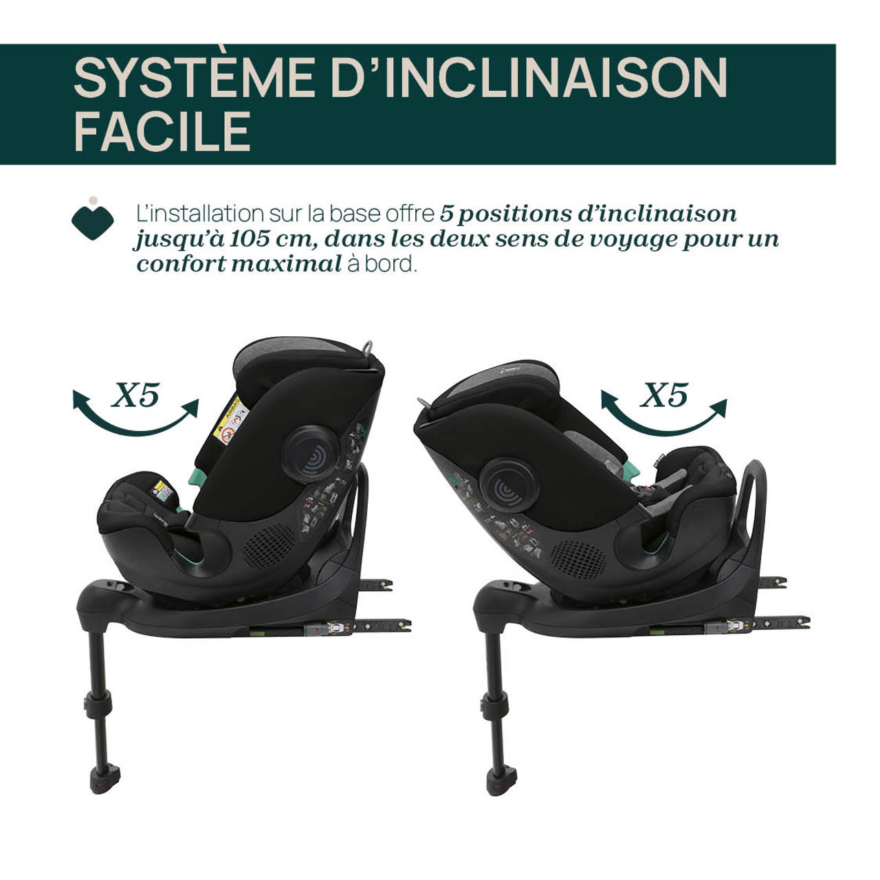 Siège-Auto FullSeat 360 i-Size avec base (61-150 cm) Chicco - 5