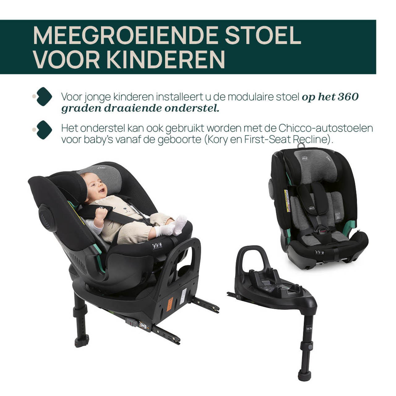 Autostoel FullSeat 360 i-Size met onderstel (61-150 cm) Chicco - 2