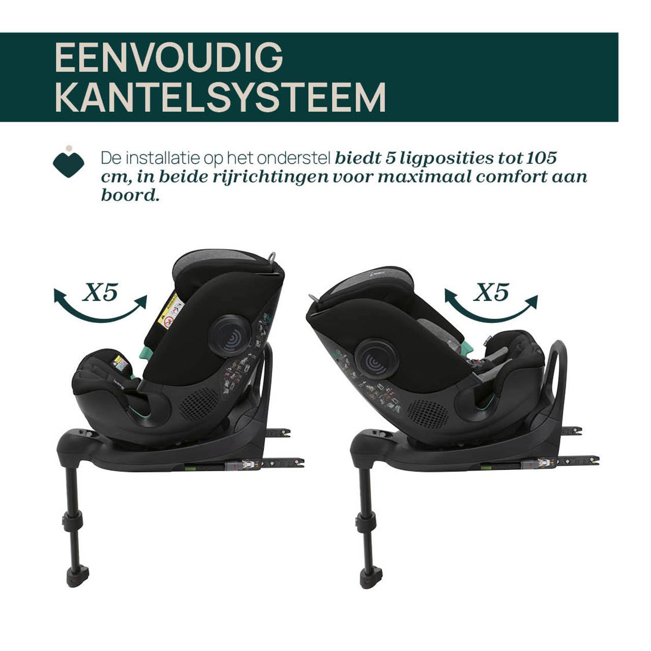 Autostoel FullSeat 360 i-Size met onderstel (61-150 cm) Chicco - 5