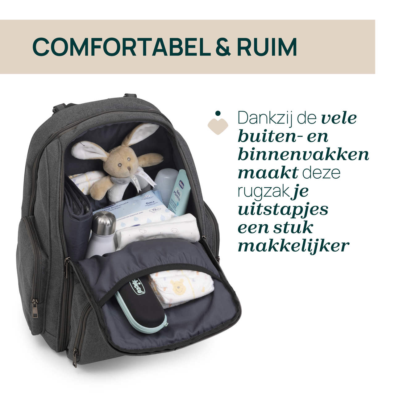 Rugzak met verschoonmatje Chicco - 6