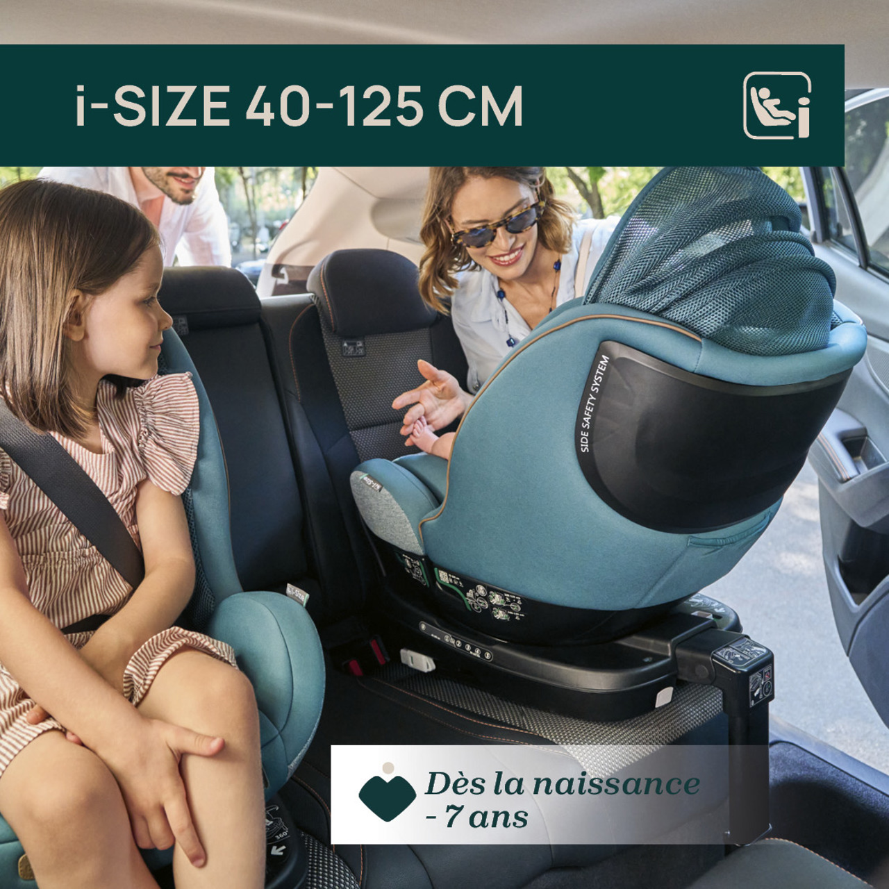 Siège-Auto Seat3Fit i-Size Air Mélange (40-125 cm) image number 1