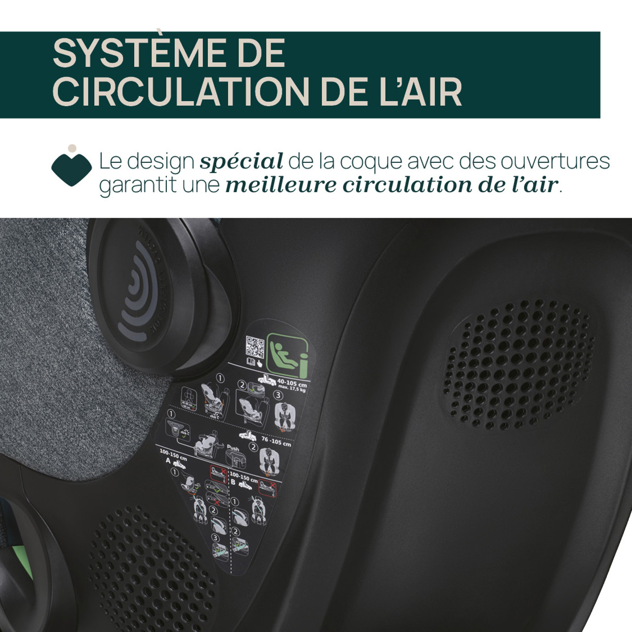 Siège-Auto Bi-Seat Air & Base Rotative 360 i-Size (40-150 cm) Chicco - 9